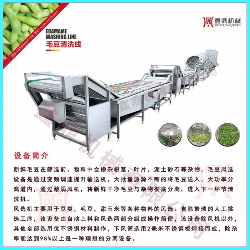 卤煮毛豆生产全套设备多少钱